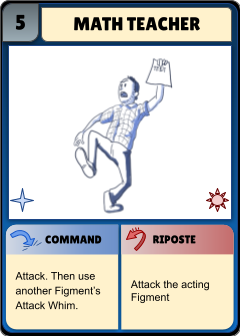 Math Teacher Figment card